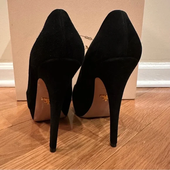 Prada Calzature Donna Heels Nero - Picture 4 of 9